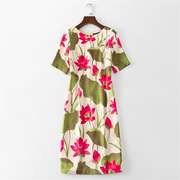 

casual dresses elegant and fashionable lotus print one-step skirt summer short sleeve slim fit hip wrap dress ak2117 55e9, Black;gray