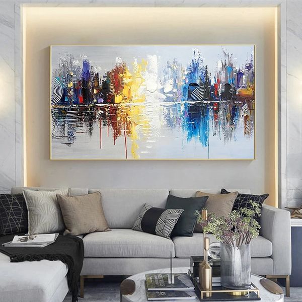 

abstract graffiti canvas wall art canvas painting cityscape modern canvas paintings cuadros wall art pictures for home art decor