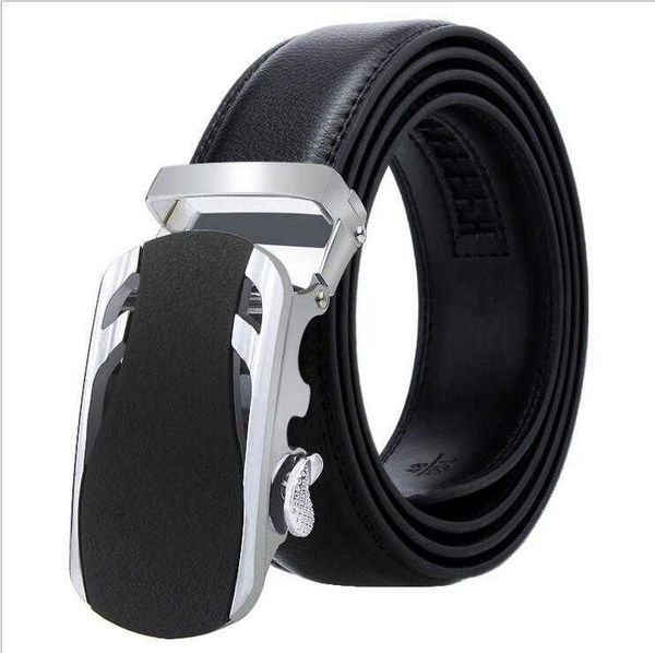 

men's designer classic fashion box casual letters smooth buckle width, Black;brown