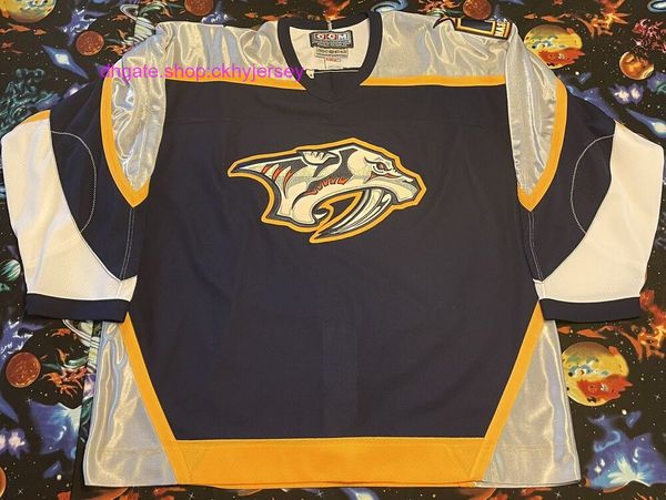 

stitched authentic vintage ccm center ice hockey jersey mens kids throwback jerseys, Black