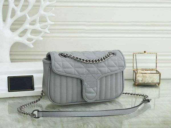 

hh classic 2022 luxurys designers bags shoulder bag flap handbag messenger women totes fashion mini marmont handbags printed chains