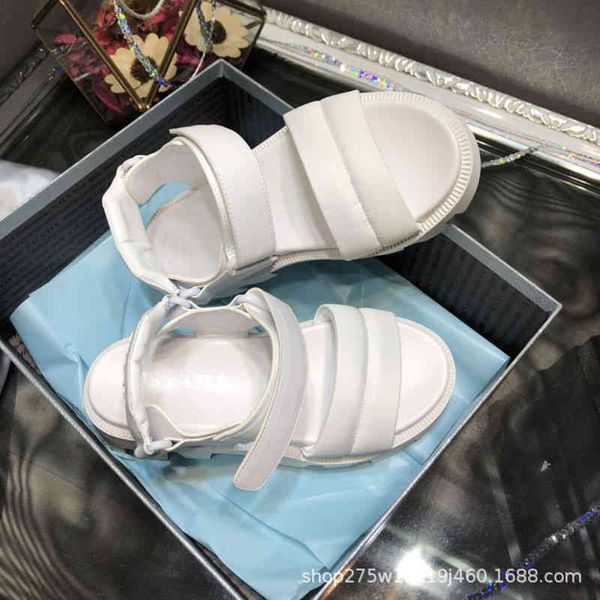 

sandals fashion flat sandals women's light shoes thick soled sports, Black