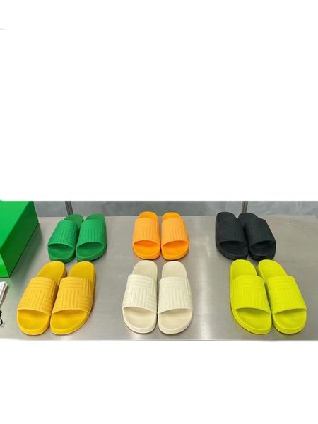 

man designer sandal beach slide woman slipper crocodile skin leather flip flops ladies orange scuffs shoes original box dust bag pretty, Black