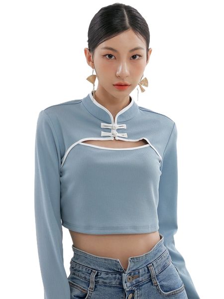 

dazy cut out front crop tee x33v#, White