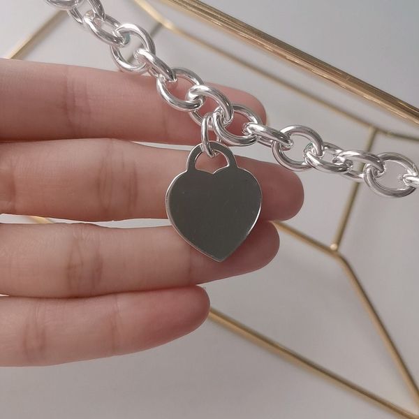 

fashion new 45cm 50cm 60cm necklaces for women trendy silver bracelet necklace extender link chain love hardware designer women men couple g