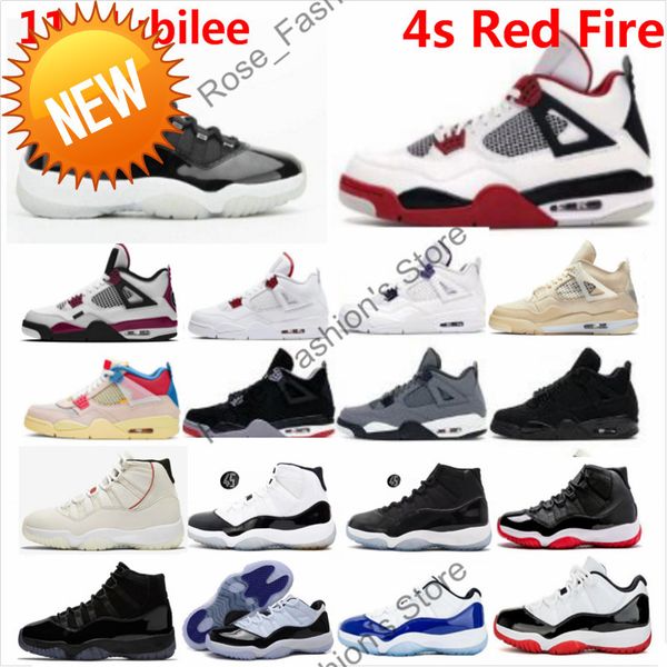

11 jubilee basketball shoes 11s 25th anniversary space jam concords win like 82 mid navy blue 4s red fire black cat men women sneakers
