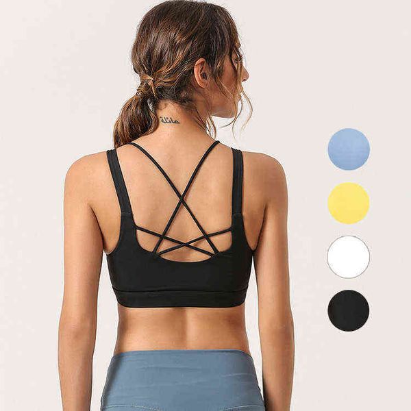 

women's sports yoga bra running fitness dance training fashion versatile back