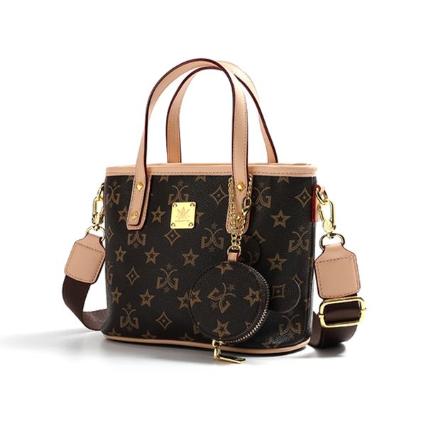 

fashion famous luxury print ladies messenger bag nylon wide strap shoulder commuting handbag for women with coin purse