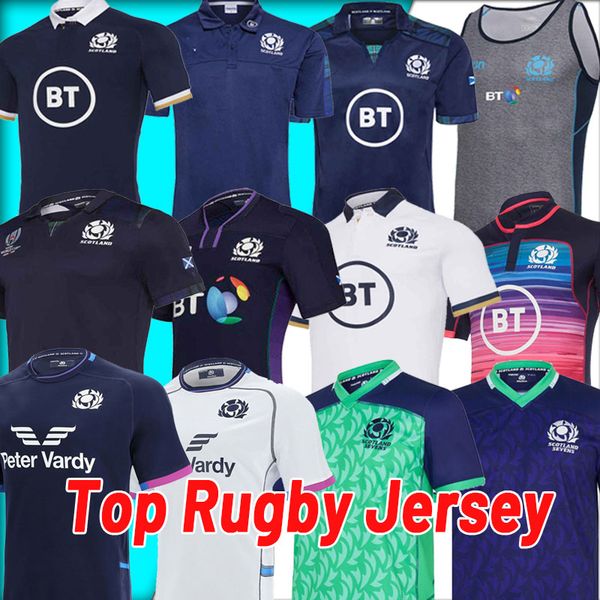 

scotland 2021 rugby jesery home national team scotland polo t-shirt rugby jerseys mens shirts size s-5xl 2022 new, Black;gray