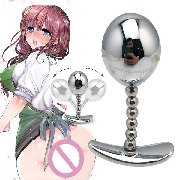 MASSAGA DE PROSTATA BALLS ANS BOLAS DE AÇO ATENAGEM METAL INULO ANUS SEXY TOYS MAN HOMENS MENINOS PULL PULL VAGINAL PRODUTOS EROTICAIS BEA L1