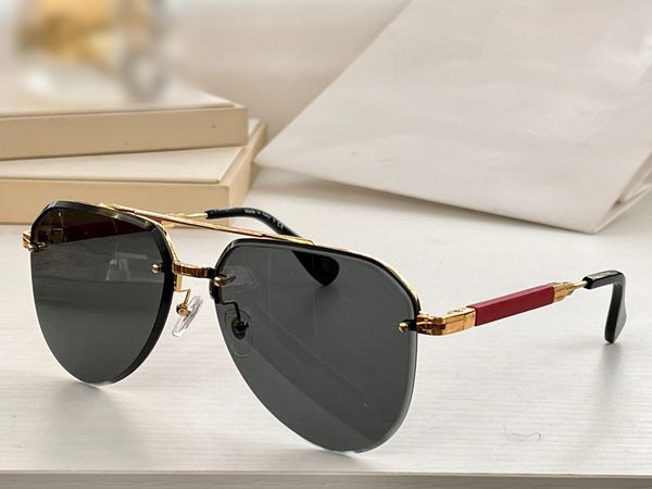 

designer sunglasses for women mens summer style anti-ultraviolet retro plate oval frameless fashion glasses random box lunettes luxe femme, White;black