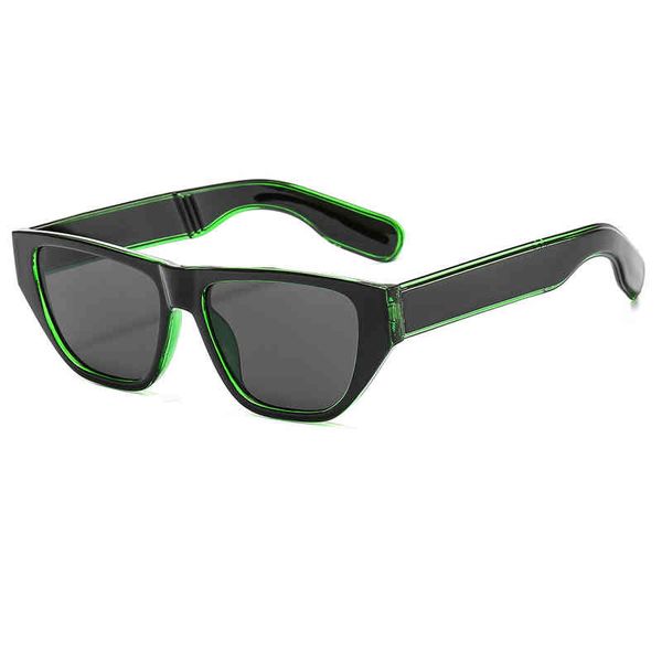 

men's ladies brand sunglasses wholesale new fashion men women contrast small frame, White;black