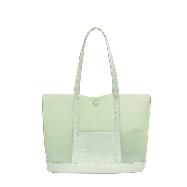 

designer bags grade fashion versatile large capacity jelly transparent bag 39cm