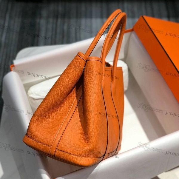 

h ermes 7a quality garden luxury party bags fashion genuine leather calfskin large tote bag womens clutch handbags designer with real logo