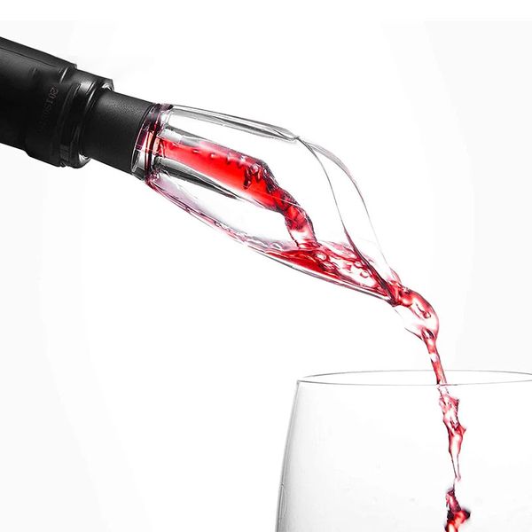 Strumenti per barra di sublimazione Aeratore per vino Versare Decanter di aerazione premium con forma a tulipano per feste in casa Regalo di Natale in famiglia