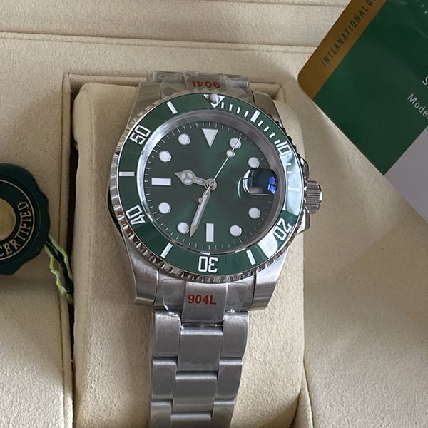 

men's automatic mechanical watch 126600 with original box sub 41mm aaa 904l 2813 luxury brand arf noob sports vsf, Slivery;brown