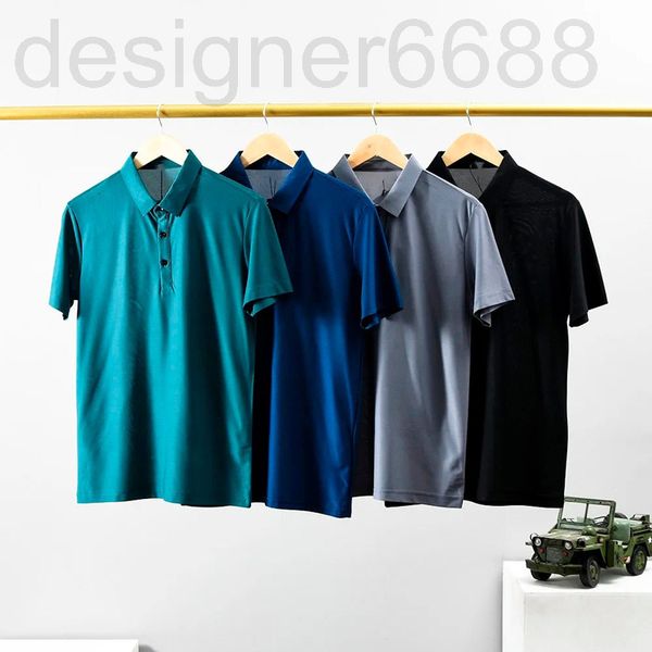 

women's t-shirt designer spring and summer men's sports leisure short sleeve polo shirt cotton breathable fashion lapel t-shirt k7, White