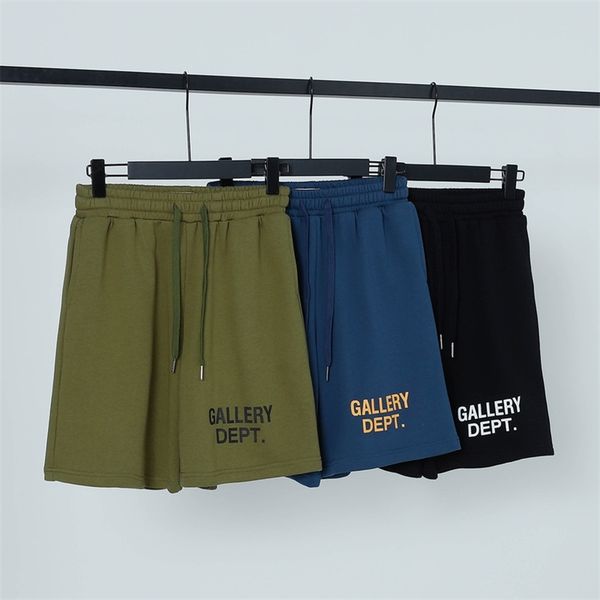 

shorts 22ss designer gallerydept mens new shorts mens summer wear lesbian sports running trendy slacks akdd lil, White;black