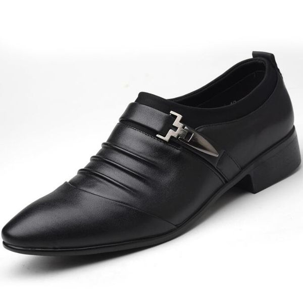 Модные элегантные оксфордские туфли для мужских туфель большие размеры мужчин формальная обувь кожа мужски для платье