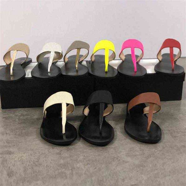

mens leather sandal designer women slides thong with double g flip flops slipper metal chain fashion summer beach bee larger, Black