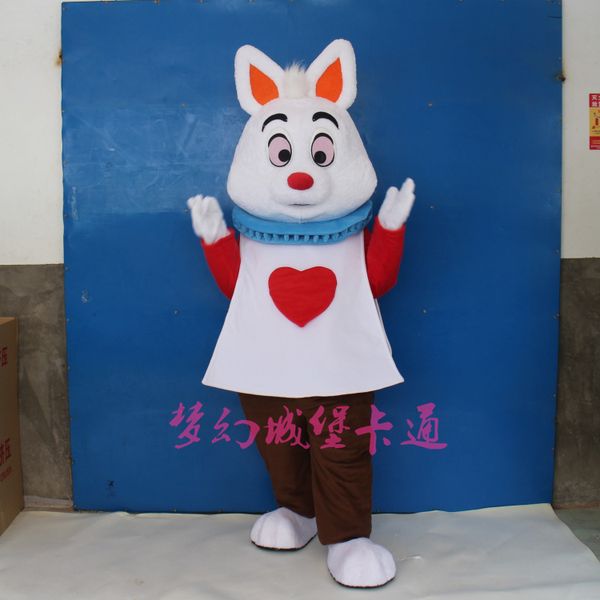 Maskottchenpuppenkostüm Kaninchen-Maskottchenkostüm-Abendkleid-Ausstattungs-erwachsenes heißes verkaufendes Anime-Maskottchen-Kostüm-Geschenk für Halloween-Party