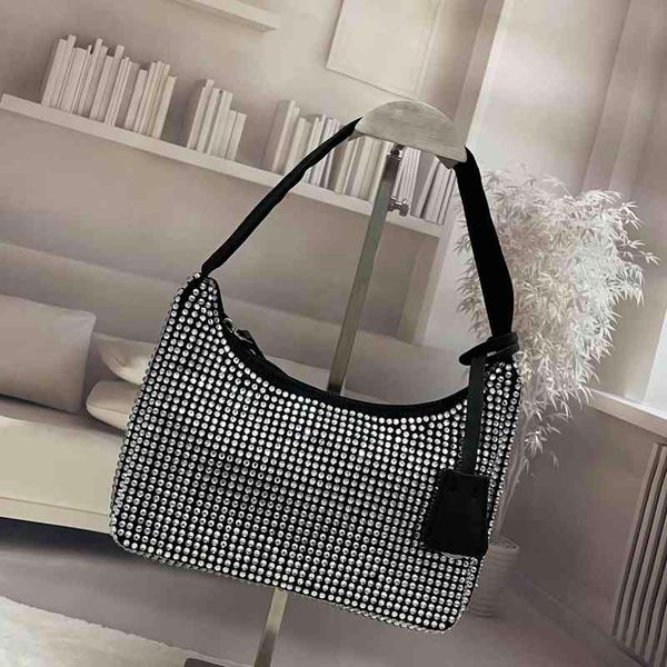 

2022 new rhinestone fashion bag, underarm bag shoulder messenger ladies handbag