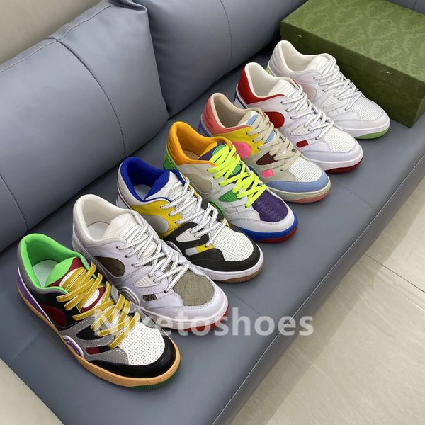 

2022 limited edition luxury designer casual sports shoes sneakers demetra interbuckle double g fashion men women shoes basketball shoes, Black