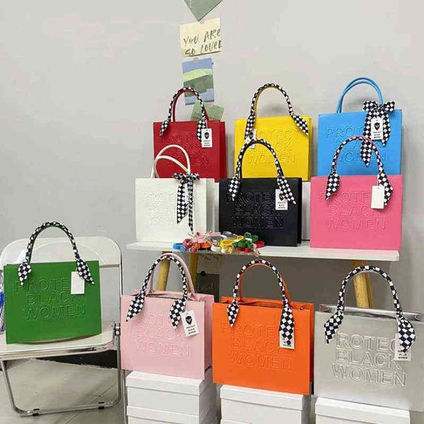 

2022 pu leather shopping hand bag handbag women large capacity protect black people tote shoulder shopper bag female g220517