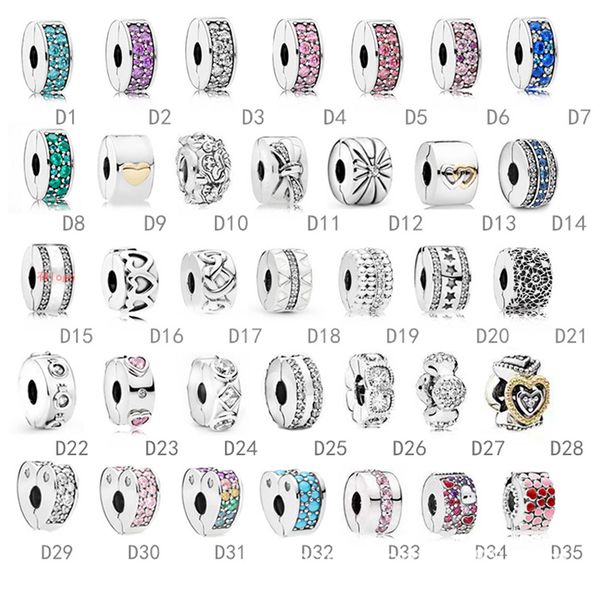 

round cake bead s925 sterling silver jewelry diy beads with cz fits pandora ale charm for pandoras bracelets for women european rose gold co, Black