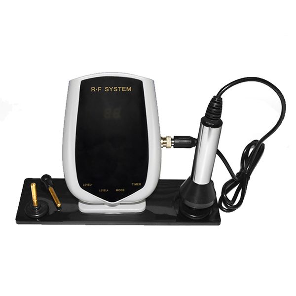 3 em 1 mono polar RF Triparte a pele de rejuvenescimento Máquina de rejuvenescimento Slimming Face Lift Recomete o dispositivo de beleza Remova rugas de pescoço Double Chin Anti envelhecimento