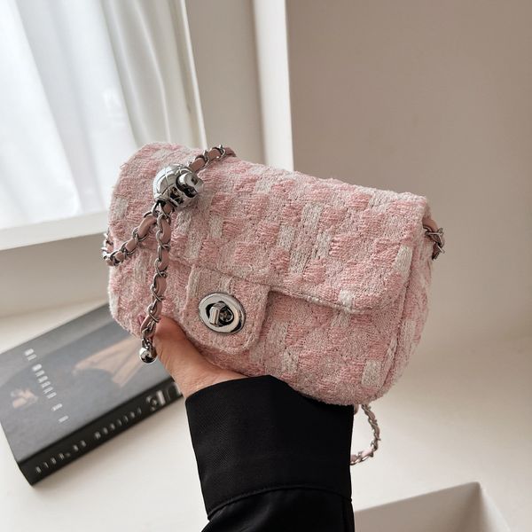 

women shoulder bags fashion underarm cloud pack modern classic handbag delicate chain bag fashionable coin wallet card holder, Black;red