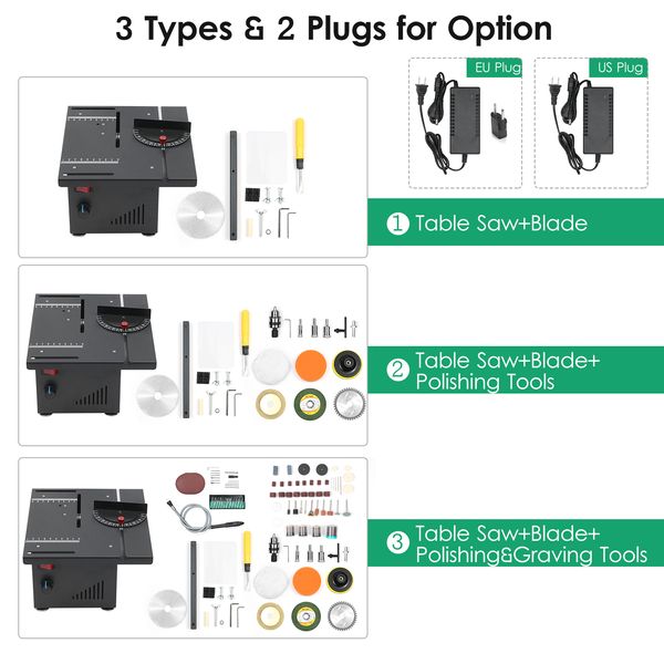 110-240 V 200w tavolo multifunzionale sega mini sega elettrica sega elettrica con regolazione dell'angolo di velocità 40 mm lama di profondità di taglio