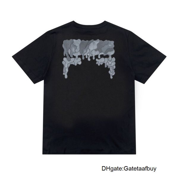

mens brand classic fashion t shirts offer summer designer women loose tees quality t-shirt letter arrow oil painting tshirts luxury 51di, White;black