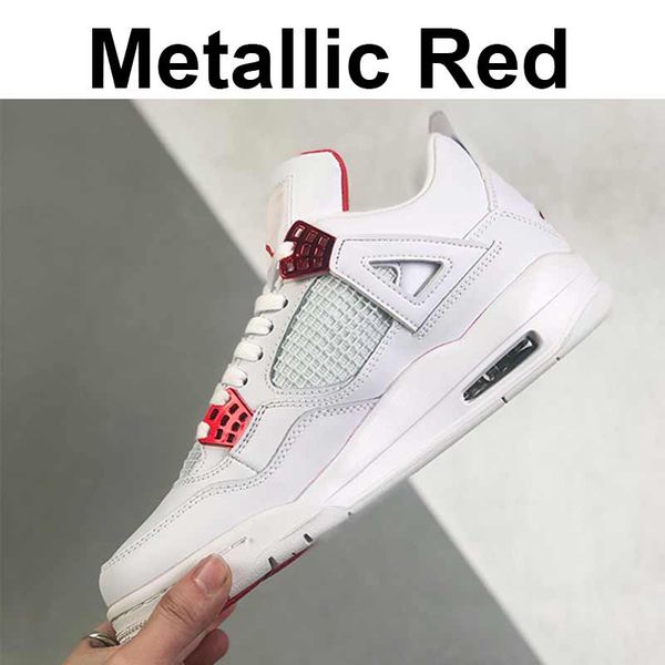 

metallic red jumpman 4 2022 with box 4s basketball shoes lkss4046 neon black cat metallic purple trainers designer sneakers