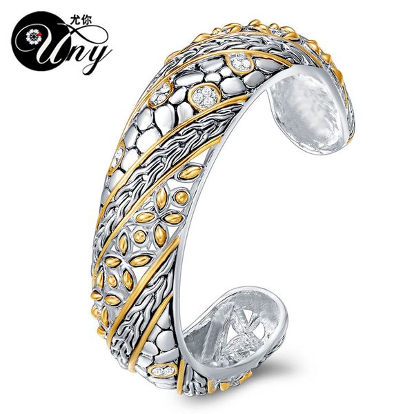 

uny bangle fashion brand hardy jewelry bracelet retro antique bangles elegant valentine christmas gift womens 220716, Black
