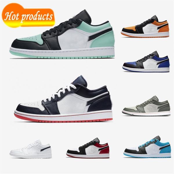 

jumpman low basketball shoes s og unc court purple red orbit aurora smoke grey bred university gold trainers sneakers with box..11, Black