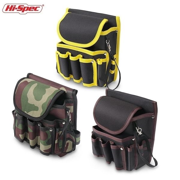 HiSpec Water Proof Elettricista Borsa degli attrezzi 600D Cintura da lavoro Cintura in nylon fai-da-te Borsa portaoggetti Organizer Y200324