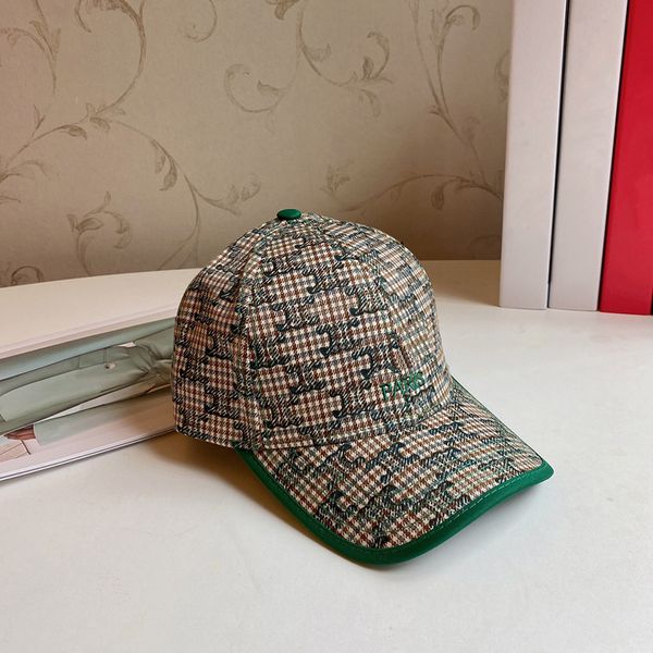 Feito em Paris Mens Ball Caps Designer de verão Sun Cap com letras bordados de alta qualidade chapéus de arame de arame de ouro Casquette de praia 3 cores opcionais