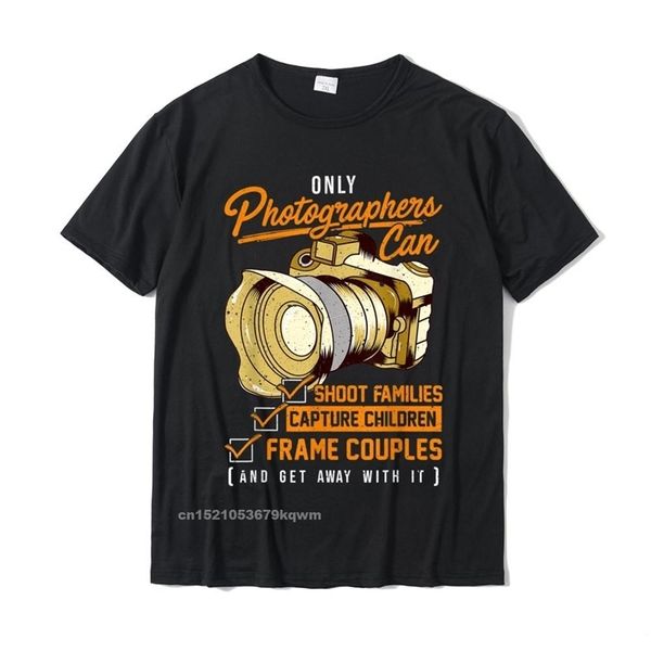 Divertente Pographers Pography Camera Detti Quote T-Shirt Design Stampa Tees Magliette in cotone per ragazzi stampate 220509