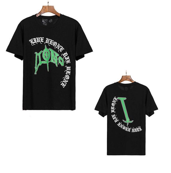 

mens 2020 summer women designers t shirts loose tees fashion brands man s casual vlones shirt luxurys clothing street shorts sleeve, White;black