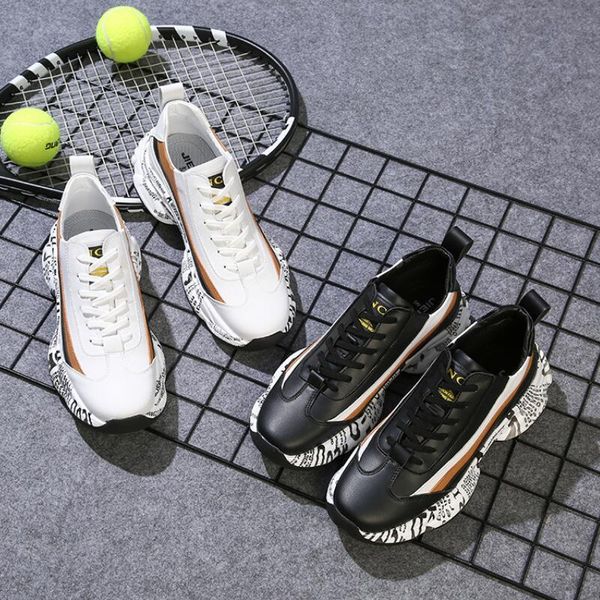 2022 Casual Men Shoes Plataforma de tênis vintage Male grossa Treinadores de corrida Tênis de corrida de alta qualidade Ginástica de meninos B71 Zapatos Hombre B10