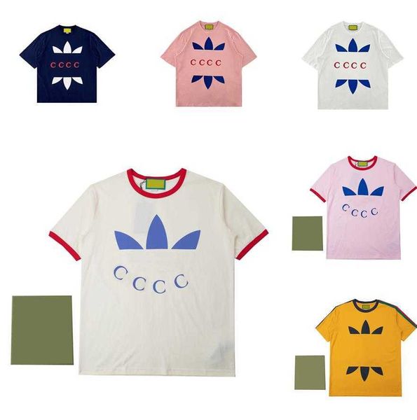 

summer clover t shirts classic letter printing men t-shirt graphic tees short sleeve womens printed hip hop women asian size, White;black