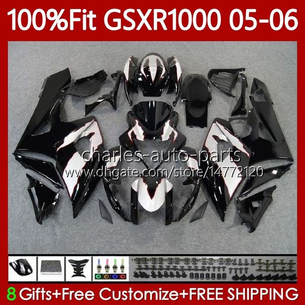 OEM moto corpo para suzuki gsxr 1000 cc k5 gsx-r1000 2005 2006 bodywork 122NO.33 GSXR-1000 GSXR1000 1000CC 05 06 GSX R1000 05-06 Fairings de modelos de injeção