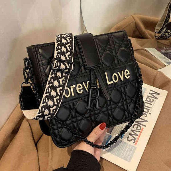 

net red autumn winter bag 2022 new fashion women's versatile broadband msenger capacity retro female bags all-match single shoulder han