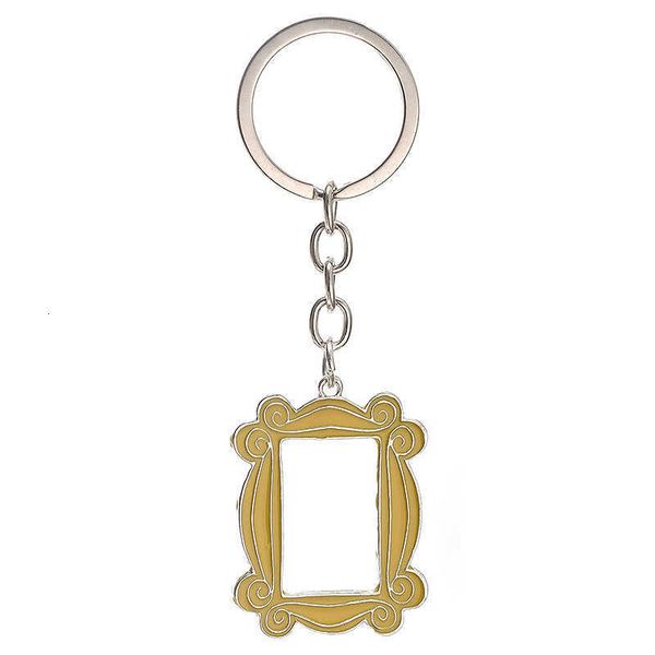 

accories fashion fashion versatile po frame key chain, Slivery;golden