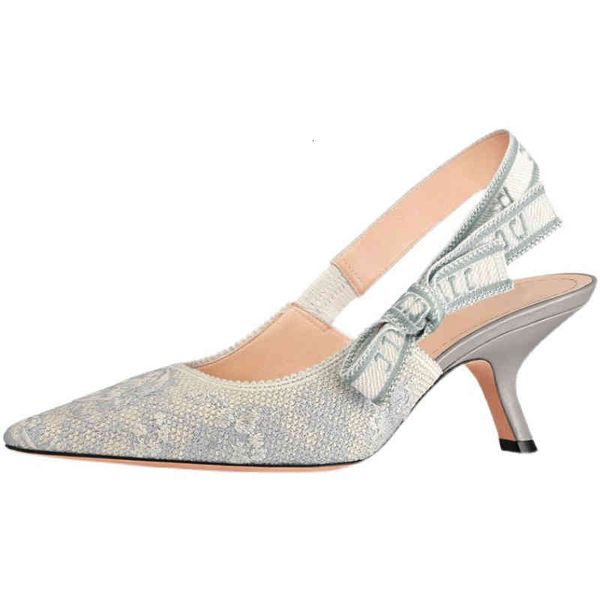 

sandals embroidered letters with bow pointed cat heel high heels back empty flat bottomed baotou sandals for women 5jok, Black