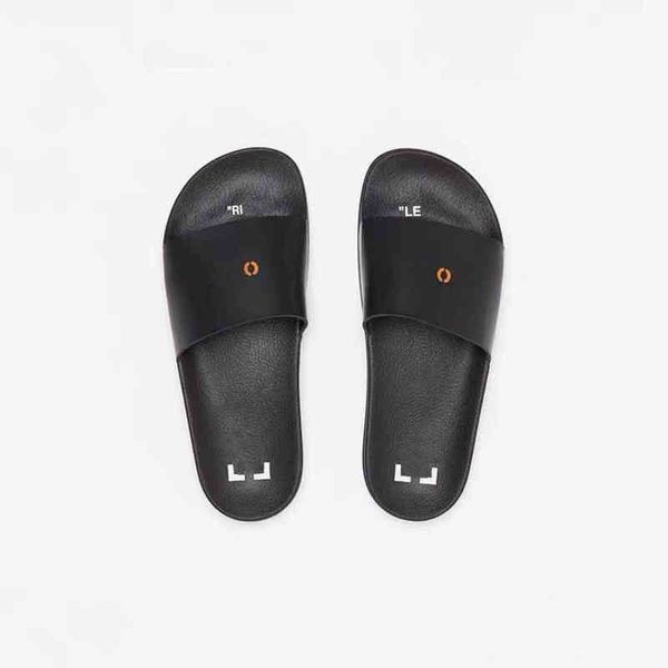 

mens womens offs luxury slippers home office fashion sandals beach slide classic summer slipper casual female shoes print stripes leather so, Black