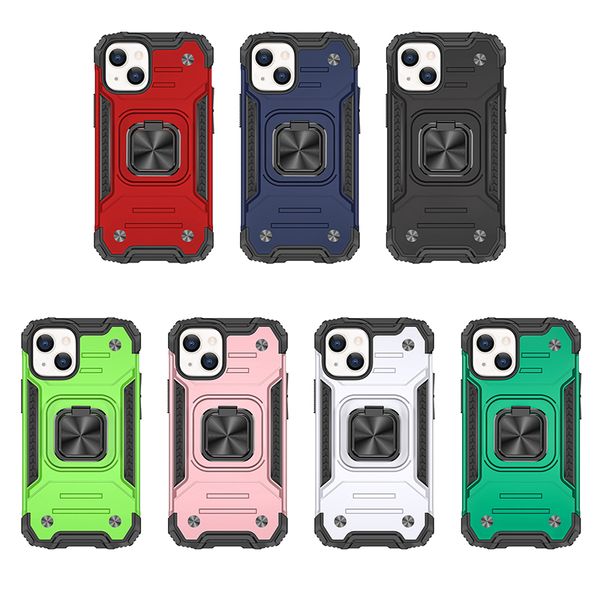 

armor phone cases for iphone 13 12 11 pro max mini xsmax xr xs x 8 7 6 plus heavy duty shockproof multifunction kickstand magnetic car mount