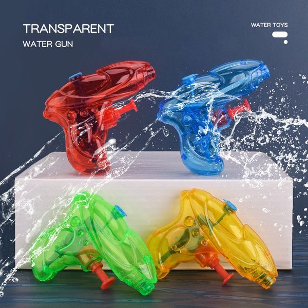 

outdoor beach game kids mini water gun toys plastic sand squirt pull type party water fighting play toy