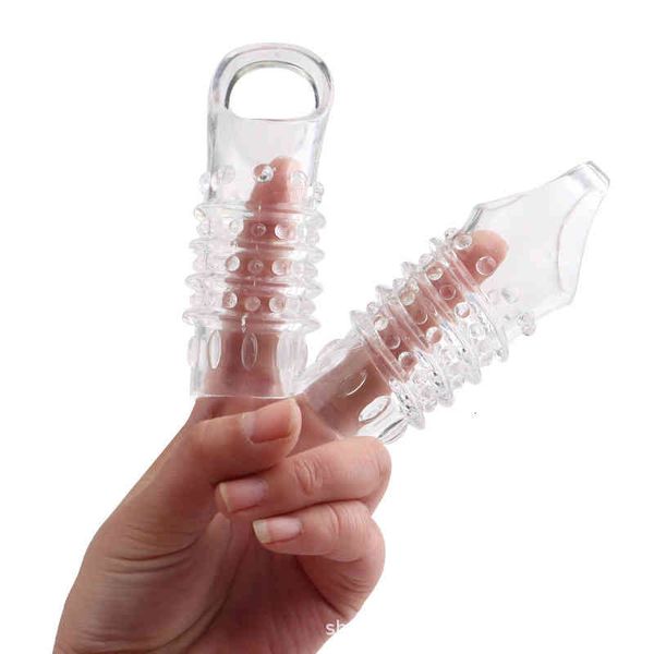 

massager men's lengthened transparent crystal set daha erha combination fun products wolf tooth